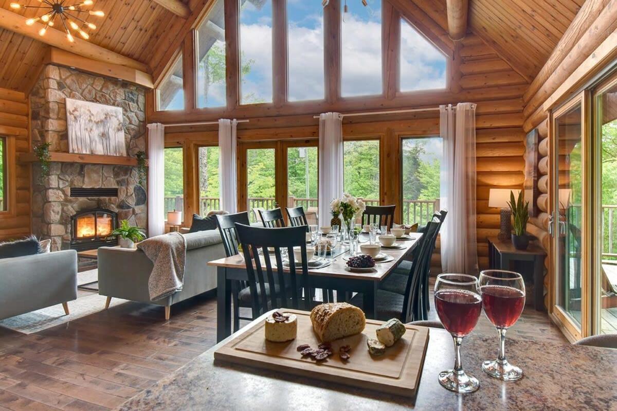 Chic Familiale, Relaxant Avec Spa En Montagnes Labelle Dış mekan fotoğraf