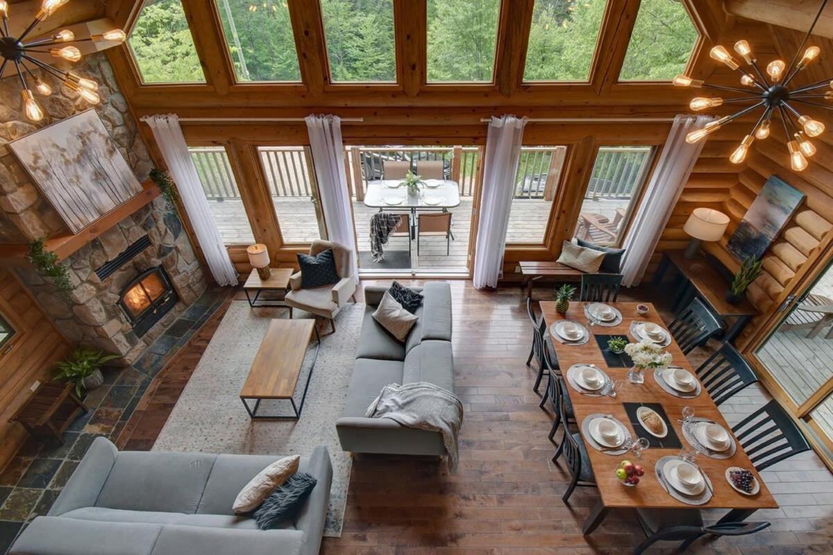 Chic Familiale, Relaxant Avec Spa En Montagnes Labelle Dış mekan fotoğraf
