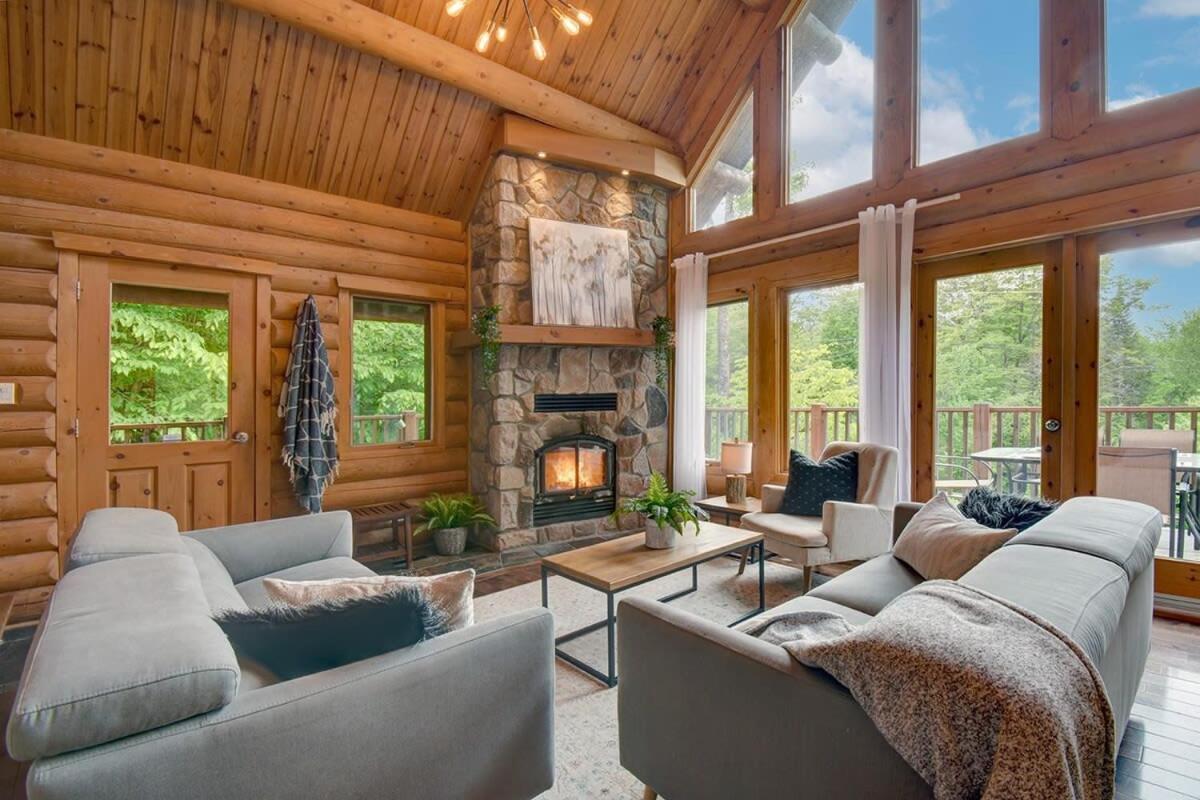 Chic Familiale, Relaxant Avec Spa En Montagnes Labelle Dış mekan fotoğraf