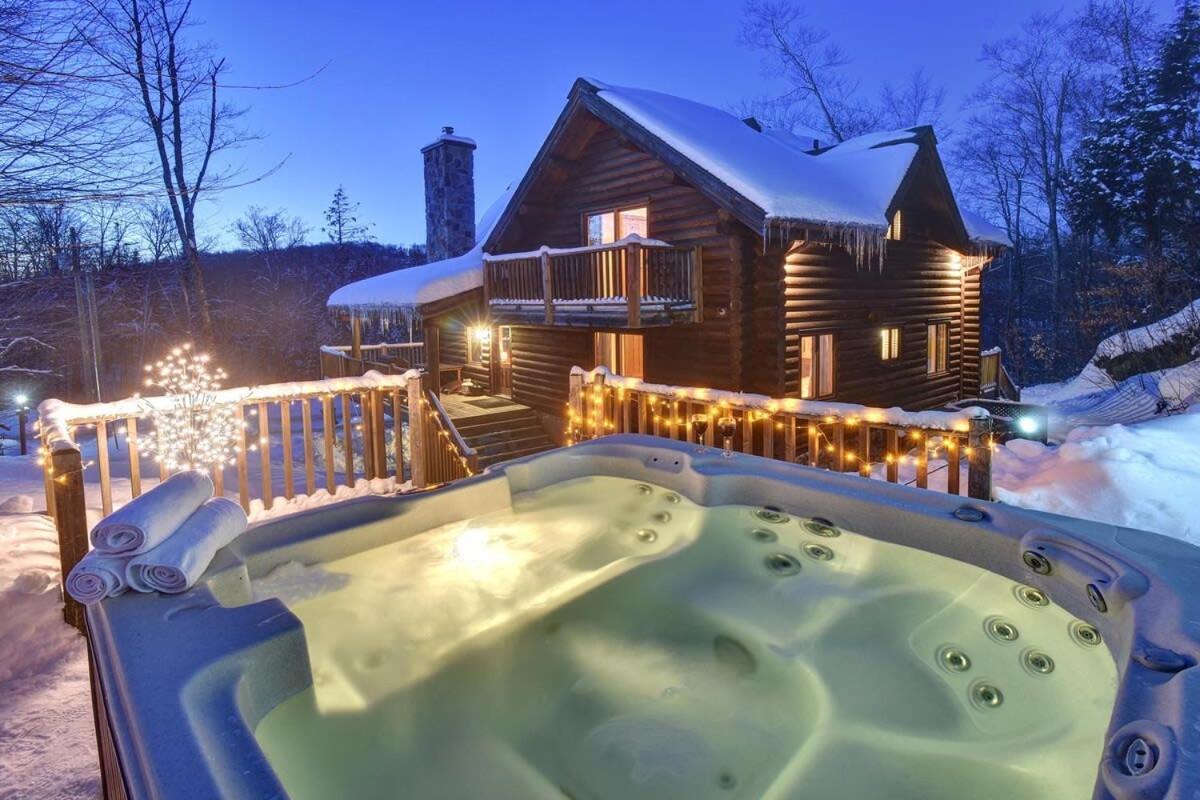 Chic Familiale, Relaxant Avec Spa En Montagnes Labelle Dış mekan fotoğraf